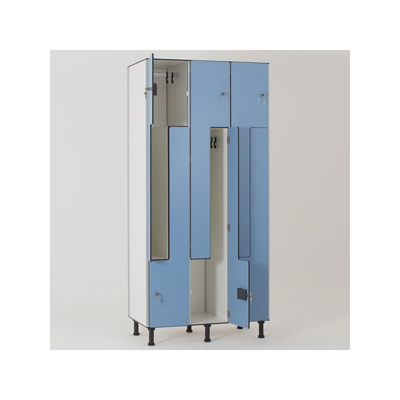 Vestiaire piscine portes L 6 cases Vestiaire sport Vestimetal