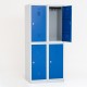 Casier individuel modulable L 40 cm - bloc de 4 porte ouverte