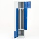 Vestiaire 2 portes en L monobloc