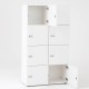 Vestiaire bureaux en bois 8 cases