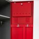Vestiaire pompier monobloc 1 case sur pieds