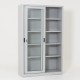 Armoire à portes vitrées H195 x L120 x P45 cm