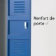 zoom sur le renfort de porte Vestiaire biplace 4 casiers monobloc - H1.80m - L30cm