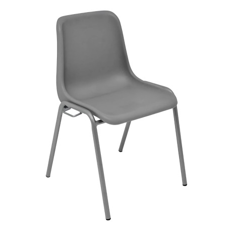 Chaise coque Everton empilable