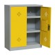 Armoire de sûreté produits dangereux / chimiques H115 x L92 x P42 cm