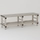 Vue d'ensemble du Banc vestiaire PVC milieux humides 1.5m
