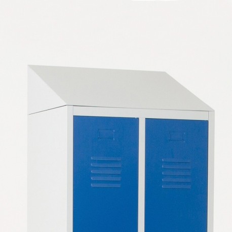 Coiffe inclinée pour vestiaire multicases P45 cm