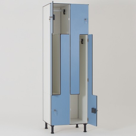 Vestiaire stratifié compact 4 cases