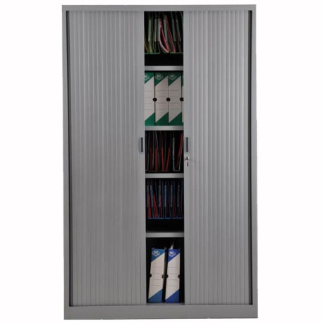 Armoire rideaux H195 x L120 x P46 cm  aluminium