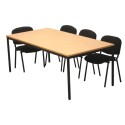 Table polyvalente rectangulaire 200 x 100 cm