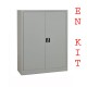 Armoire métallique en kit H120xL92xP40cm