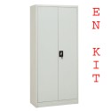 Armoire métallique en kit H180xL80xP40cm