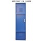 Vestiaire bi place 4 casiers monobloc - H1.95m - L40 cm