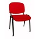 Chaise visiteur Chelsea rouge