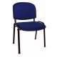 Chaise visiteur Chelsea bleu