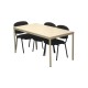 Table polyvalente rectangulaire 160 x 80 cm