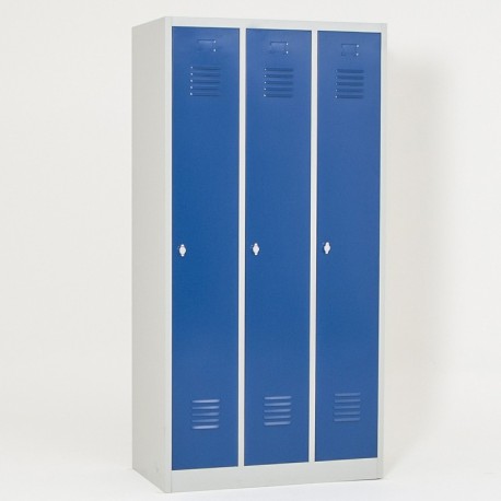 Vestiaire industrie propre semi monobloc 3 cases