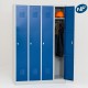 Vestiaire industrie propre 4 cases monobloc