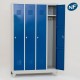 Vestiaire industrie propre 4 cases monobloc