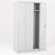 Vestiaire propre 3 cases Eco portes grises