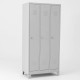 Vestiaire propre 3 cases Eco portes grises