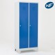 Vestiaire industrie salissante 2 cases monobloc