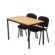 Table polyvalente rectangulaire 120 x 60 cm