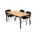 Table polyvalente rectangulaire 160 x 80 cm