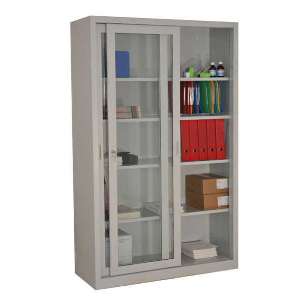 Armoire metallique Portes Transparentes