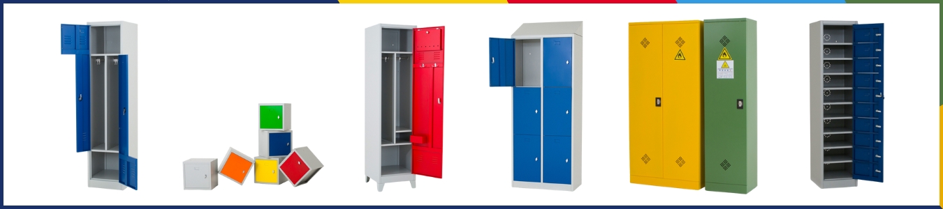 Présentation des gammes de vestiaires métalliques